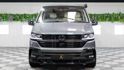 Grey VW - 4 Berth Volkswagen Campervan from 2024