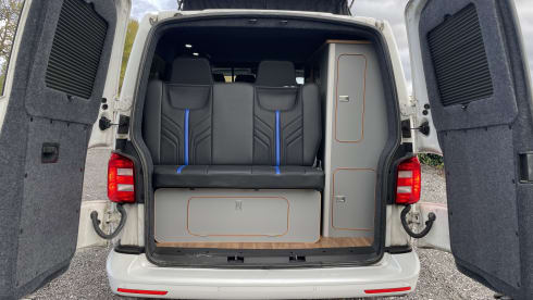 Pearl – VW T6 DSG Auto 4Birth Campervan, INSURANCE INC IN PRICE! *inc Night Heater