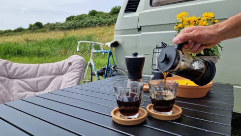 Restored Volkswagen T3 campervan from 1987