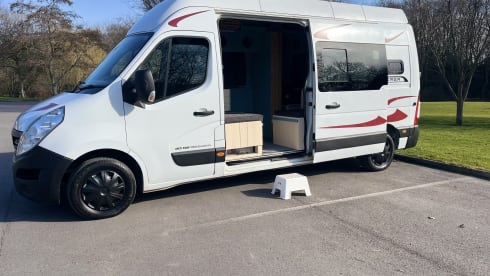 Albert  – 3 berth spacious Renault master campervan from 2015