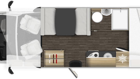 Rollerteam Zefiro 675 Auto, 5 Berth Family Motorhome