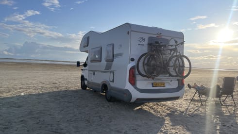 Unser Knaus Haus – Compacte ruime 6-7p Alkoof Renault Knaus Sport TR 600 uit 2008
