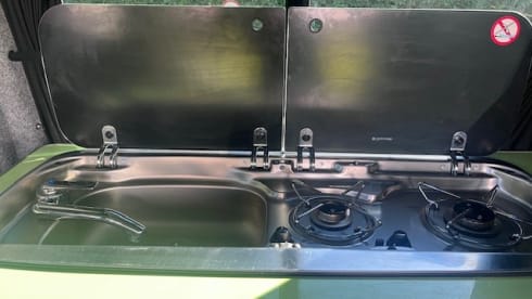 The Green Machine – Volkswagen T5 - Sleeps 4, fab fun!