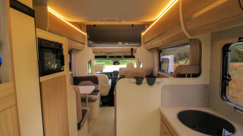 Nesie – 6/7 Berth Rimor Evo Fully Kitted for Off-Grid Living