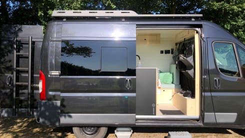 Off-grid campervan