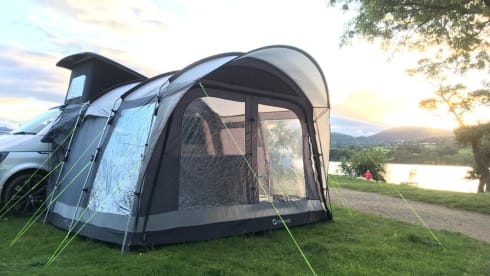 4 berth VW transporter campervan from 2016