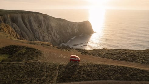 Vermelho  – Rent a Campervan Blue CLassics ‘s Volkswagen T3  red