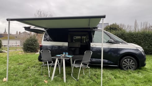 VW California Ocean T7 (2026) blauw-wit