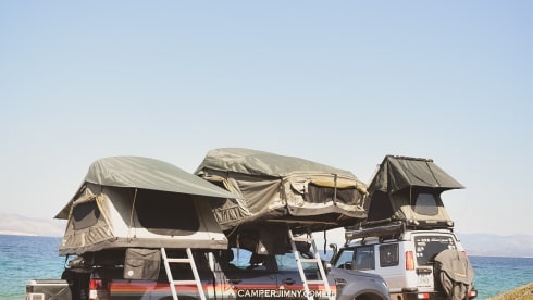 FORD RANGER 2 ROOFTOP TENT – Ford Ranger Wildtrack Auto (2 roof-top tents, ideal for up to 5 people)