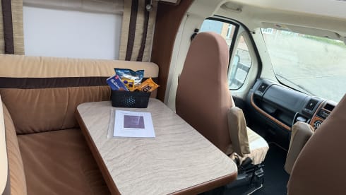 Burney  – 4 berth Bürstner semi-integrated from 2012