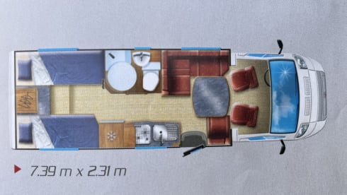 Jelbe – Rapido half integrated Two to four persons.