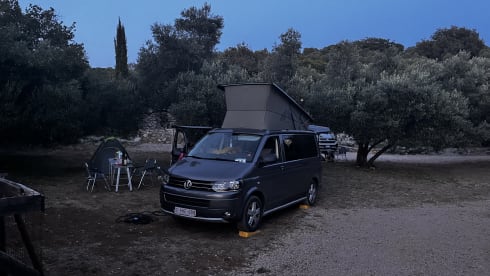 Wielen_huisje – 4p Volkswagen campervan uit 2015