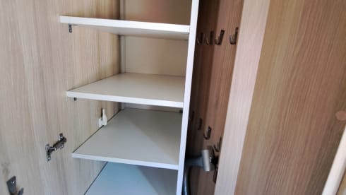 Family camper with bunk beds