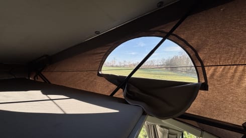 BerryBlue – 4-person Volkswagen camper from 1999 with Westfalia interior