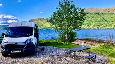 Glen – 2 berth Citroën Relay L3H2 converted campervan with shower/toilet N500CCO