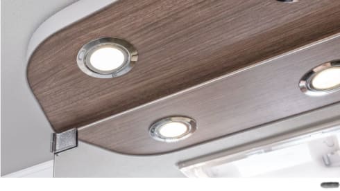 Luxurious young camper with many extras