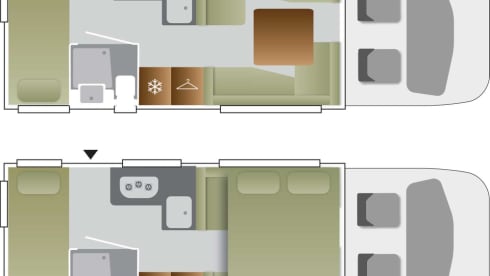 6 berth Roller Team semi-integrated from 2019
