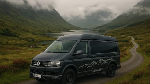 Highlander – Insurance inc ultimate Vw camper from Edinburgh Airport Insurance Included