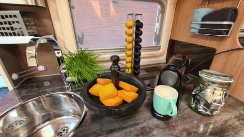 Birdy – Great camper with 4 fixed beds for family or events - XL garage