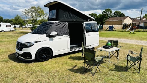 4 berth Volkswagen Transporter campervan from 2020
