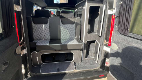 4 berth Vauxhall Vivaro campervan from 2013