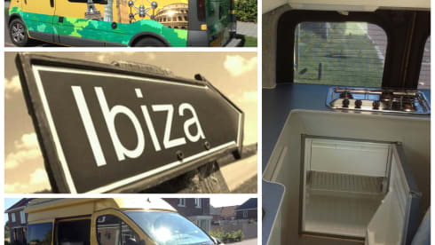 Type 4 – Compact bus camper with a large bed