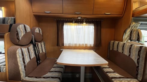 5 person Bavaria alcove camper