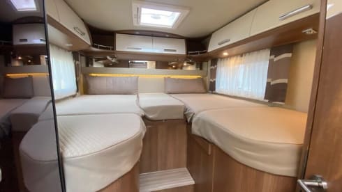 Luxury Family Carthago integral motorhome from 2019 - 4 pers