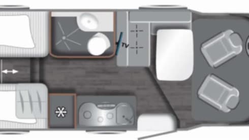 LMC 662 – LMC 9 traps automaat 3 pers Lengte 6.95mtr BJ 2021