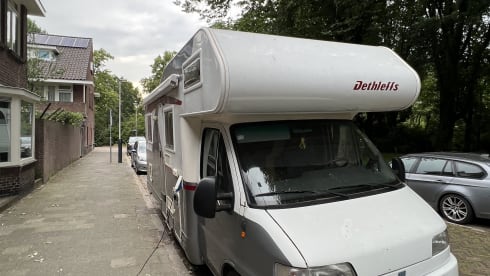 Captain Haddock – Stoer oude camper