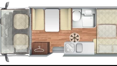 T33M GO – Rollerteam 746 - 6 Berth Motorhome