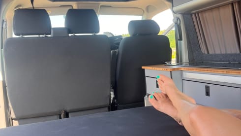 Jean  – 4 berth Volkswagen Transporter T6.1 POP Top campervan from 2020