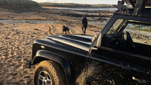STEVENSON – Land Rover Defender 110 with Rooftop Tent & Awning | Carries 5, Sleeps 3