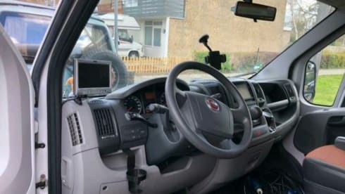 Luxury family camper ready for wonderful trips