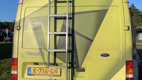 Unique, off-grid Ford Transit for two people