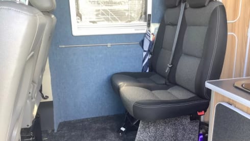 Meet Socks our 2 + 2 berth 2015 Fiat Ducato 