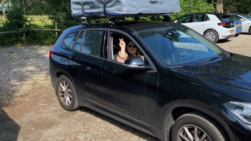 Daktent huren – Thule roof tent including BMW X1