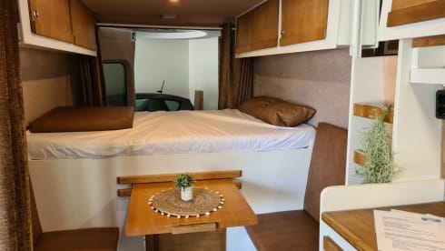 Aarts I – 3-person spacious self-built camper >>> Dog Friendly<<<