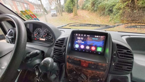 6p Fiat Dethleffs with air conditioning and large bicycle rack 