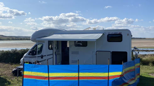 6 berth Fiat alcove from 2019