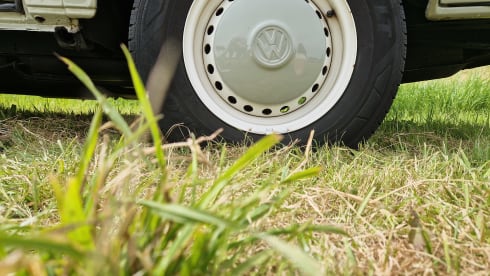 Restored Volkswagen T3 campervan from 1987