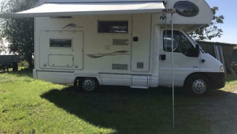 Fiat 6 sleeping places, 2006, air conditioning, fixed beds, bicycle rack