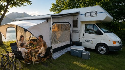 Ford Ultimate Family Camper – Airco, Solar Panel & 6 Beds!