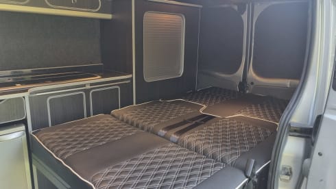 Solar, Fridge, etc. - 2 berth Vauxhall Vivaro Campervan 2014