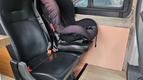Compact self-built camper van for 2 to 3 persons, Fiat Ducao
