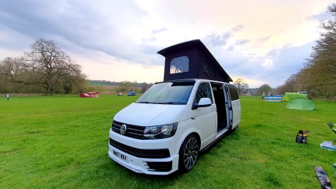 4 berth Volkswagen campervan from 2018
