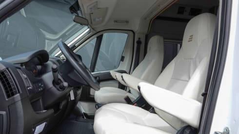 Luxury HYMER camper van 