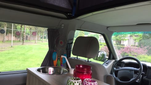Mandala - Cozy and robust VW T4 multivan with lifting roof
