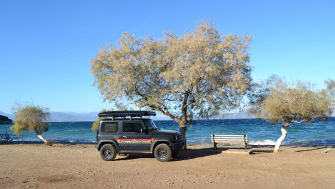 Jimny Black - Greece – Camper Jimny - Make memories - Explore your adventure