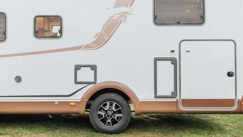 4p Bürstner luxury semi-integrated camper from 2021